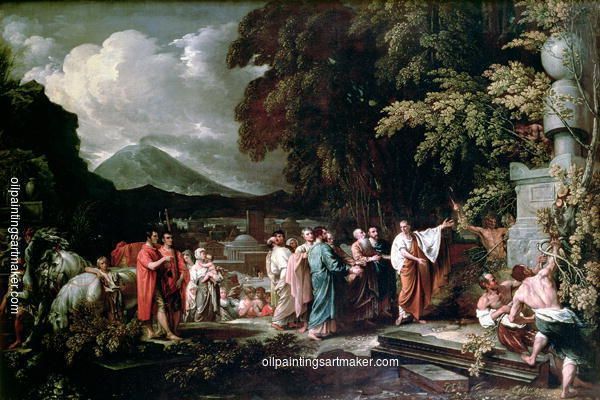 600x400 Benjamin West Cicero And The Magistrates Discovering The Tomb - Archimedes Painting