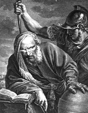 373x480 Death Of Archimedes (Illustrations) - Archimedes Painting