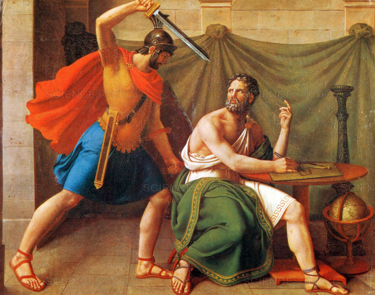 1200x946 Science Source - Archimedes Painting