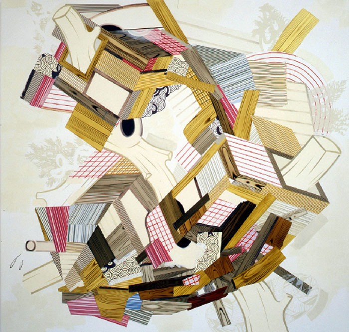 700x666 Painting As Architecture - Architecture Art Painting