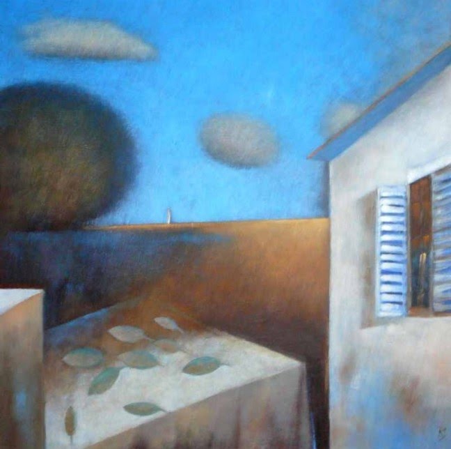 648x644 Abstract Architectural Paintings By Kestutis Jauniskis Art Of Day - Architecture Art Painting