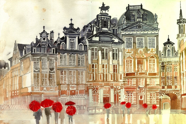 600x401 Architecture Painting - Architecture Painting