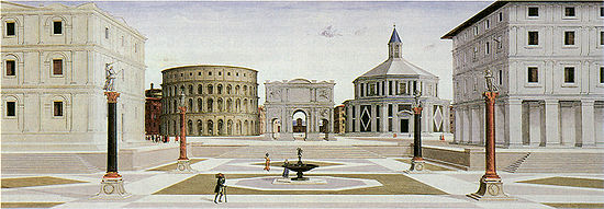 550x191 Contemporary Architecture In Painting - Architecture Painting