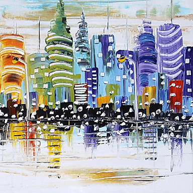 Architecture Painting at PaintingValley.com | Explore collection of ...