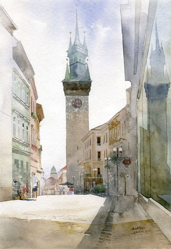 550x800 Amazingly Created Landscape And Architectural Paintings - Architecture Painting