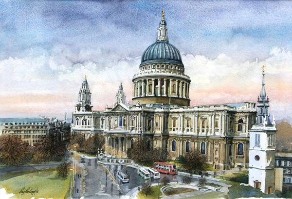 600x408 Architecture Painting And Artistic Architectural Paintings Art - Architecture Painting