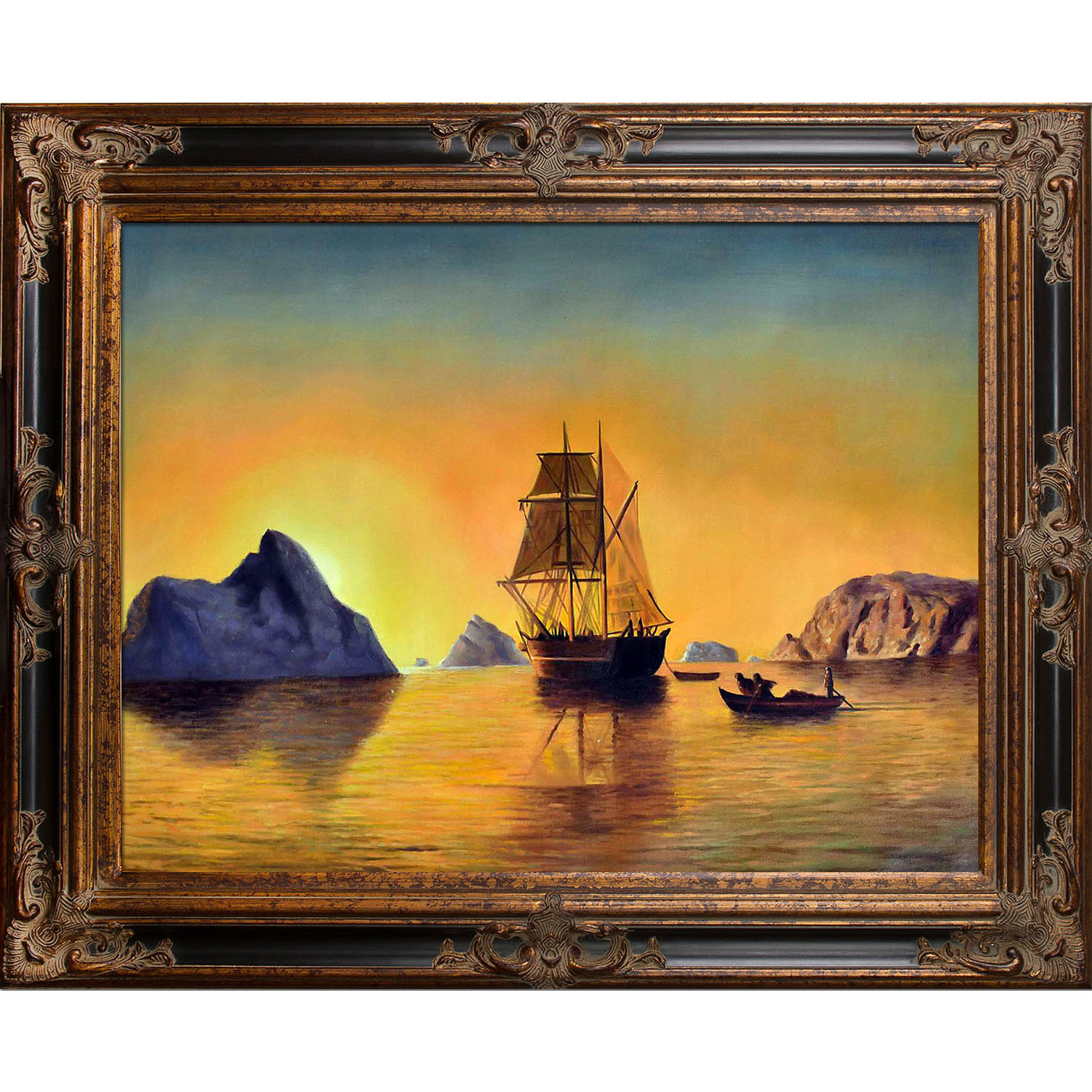 1500x1500 Tori Home Arctic Scene By William Bradford Framed Painting Wayfair - Arctic Painting