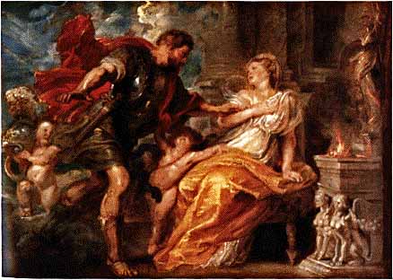 438x312 Temple Of Ares (Also Known As) Mars - Ares God Of War Painting