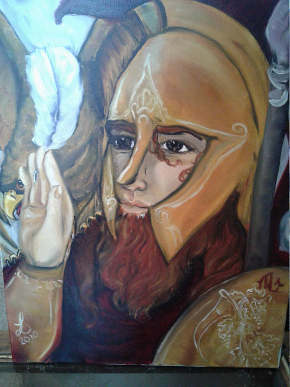570x760 Clearance 16x20 Ares Oil Painting - Ares Painting
