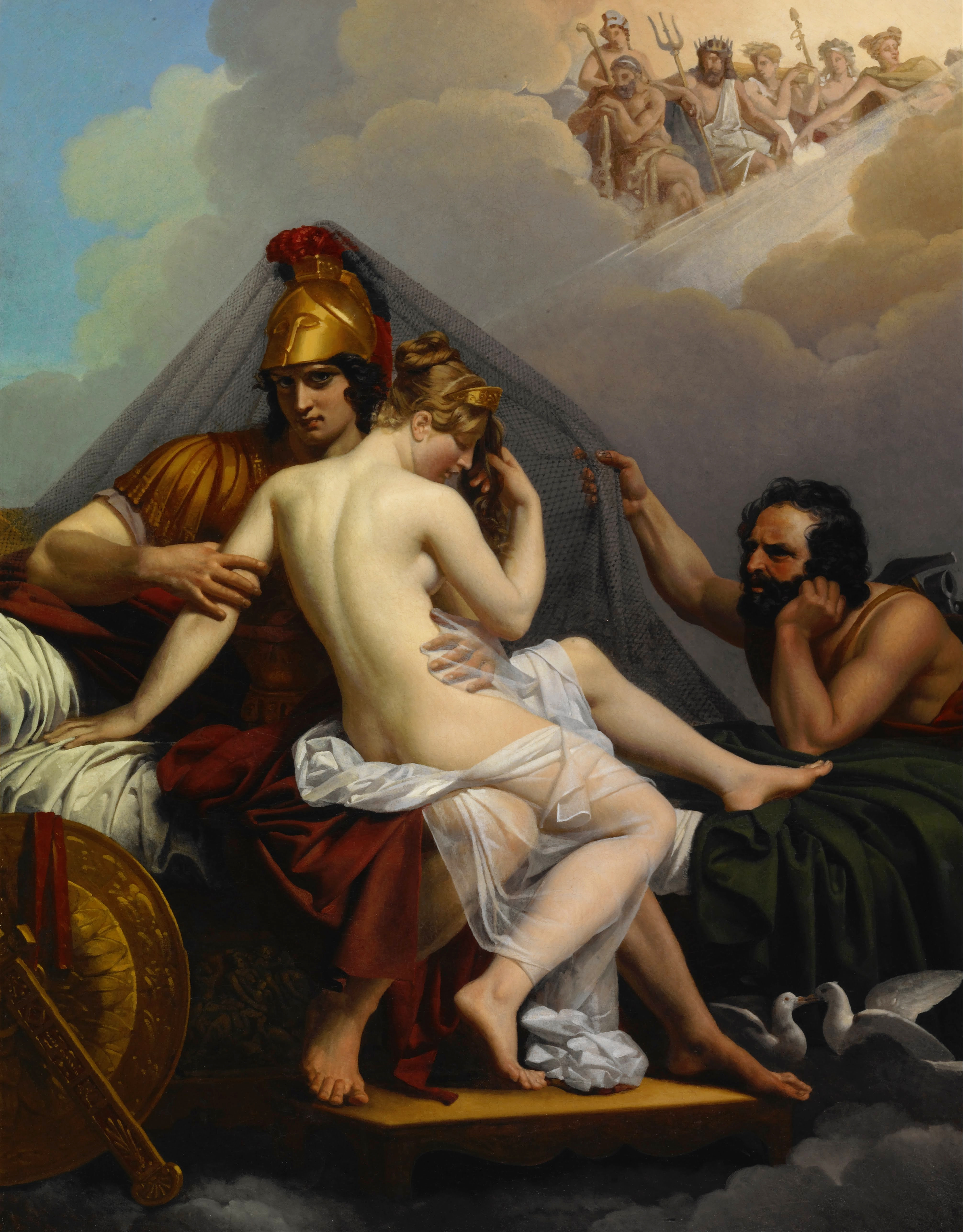 4023x5145 Aphrodite - Ares Painting