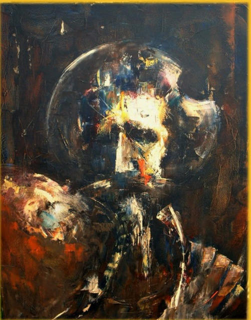 502x640 Raymond Ares Artwork Don Quichotte Original Painting Oil - Ares Painting