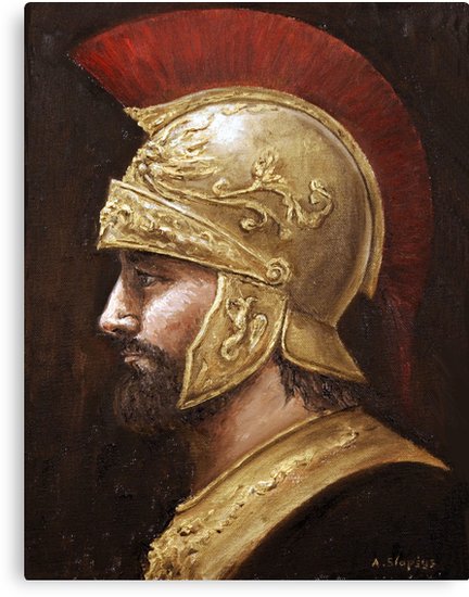 432x550 Ares (Greek God Of War) Canvas Prints By Arturas Slapsys Redbubble - Ares Painting