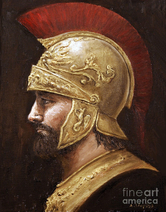 706x900 Ares Painting By Arturas Slapsys - Ares Painting
