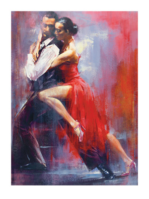 300x400 Argentine Tango Paintings Bruce Teleky Inc Wholesale Distributor - Argentine Tango Painting