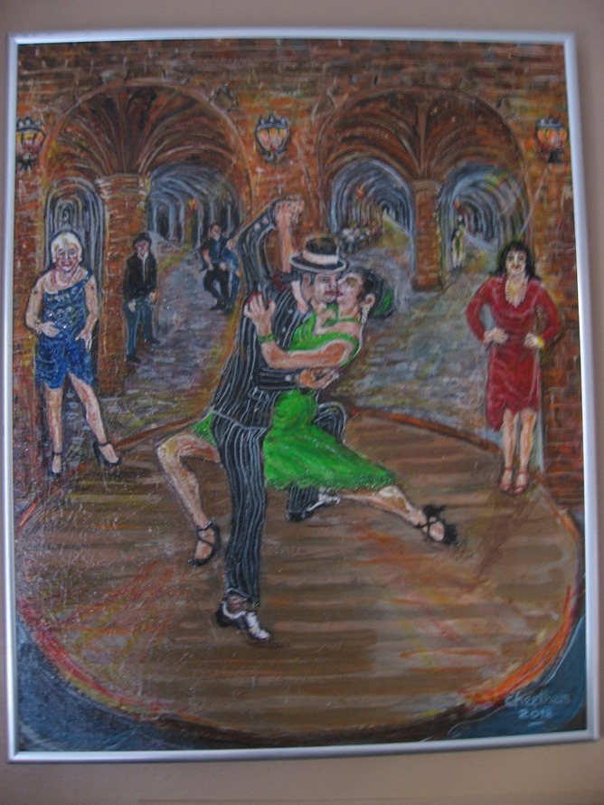 668x890 Derek Cheetham - Argentine Tango Painting