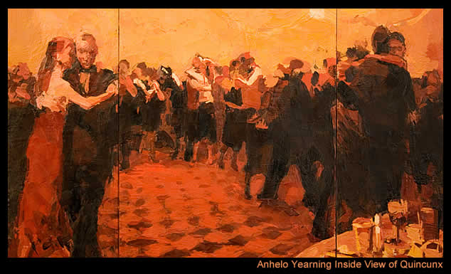 634x385 Tango Art By Willow Bader - Argentine Tango Painting