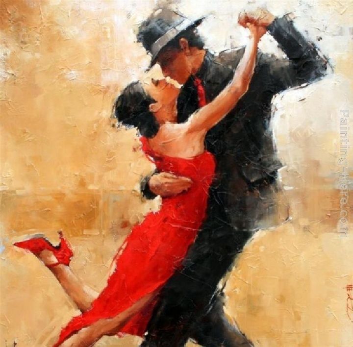 720x708 The Beginning Tangoing To Argentina In 80 Days My Tango Journey - Argentine Tango Painting