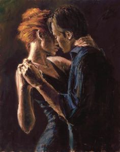 236x299 Argentine Tango Painting - Argentine Tango Painting