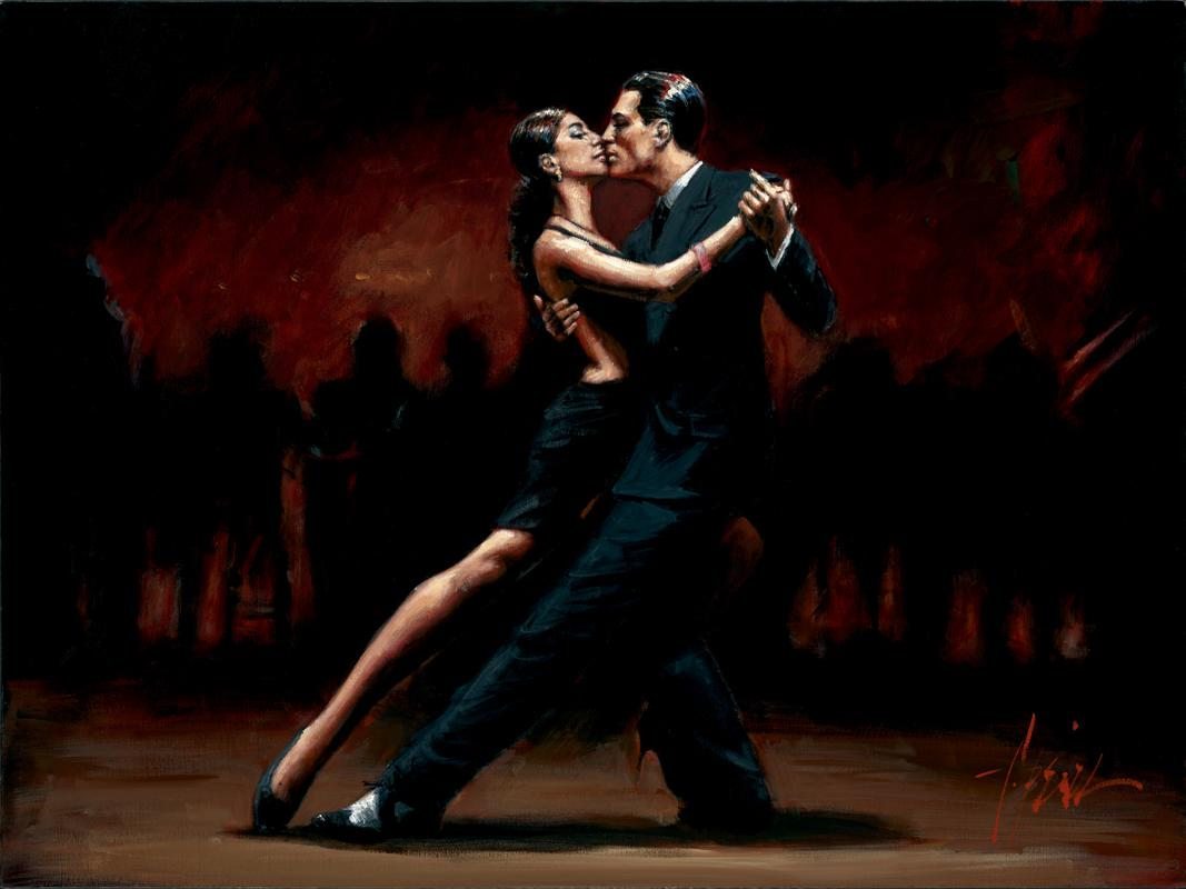 1067x800 Argentine Tango - Argentine Tango Painting