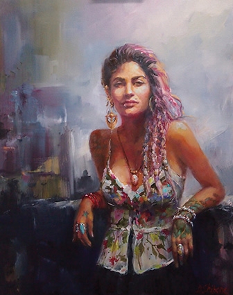 336x425 Favorite American Artists - Ari Gold Painting