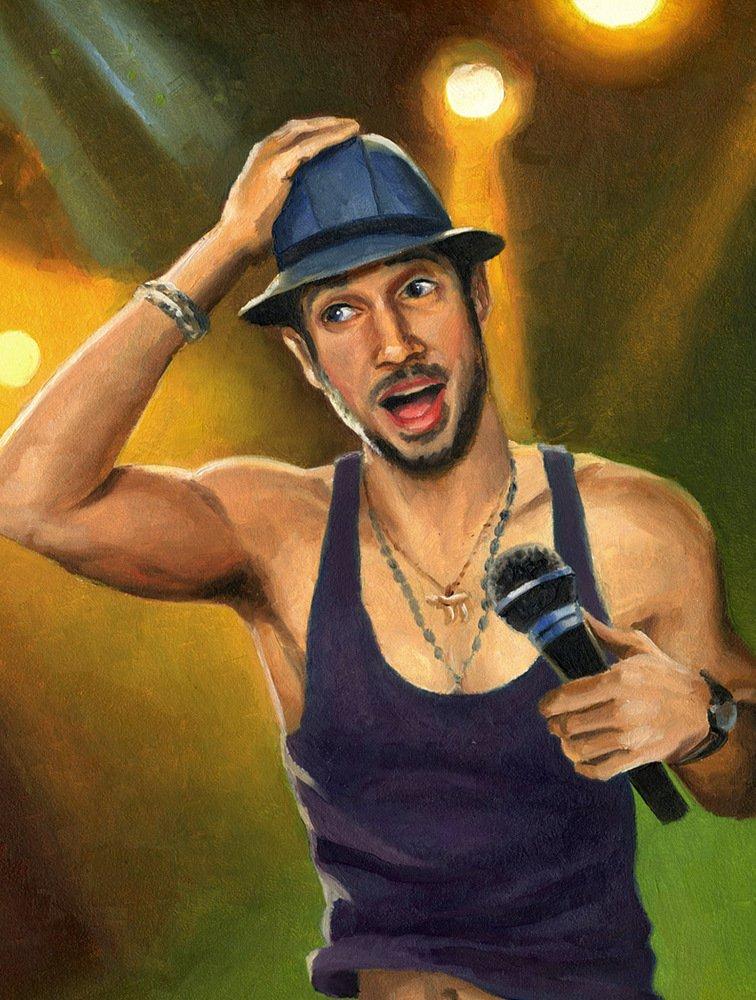 756x1000 Flash Of Gold, Starring Ari Gold Print Paul Richmond Studio - Ari Gold Painting