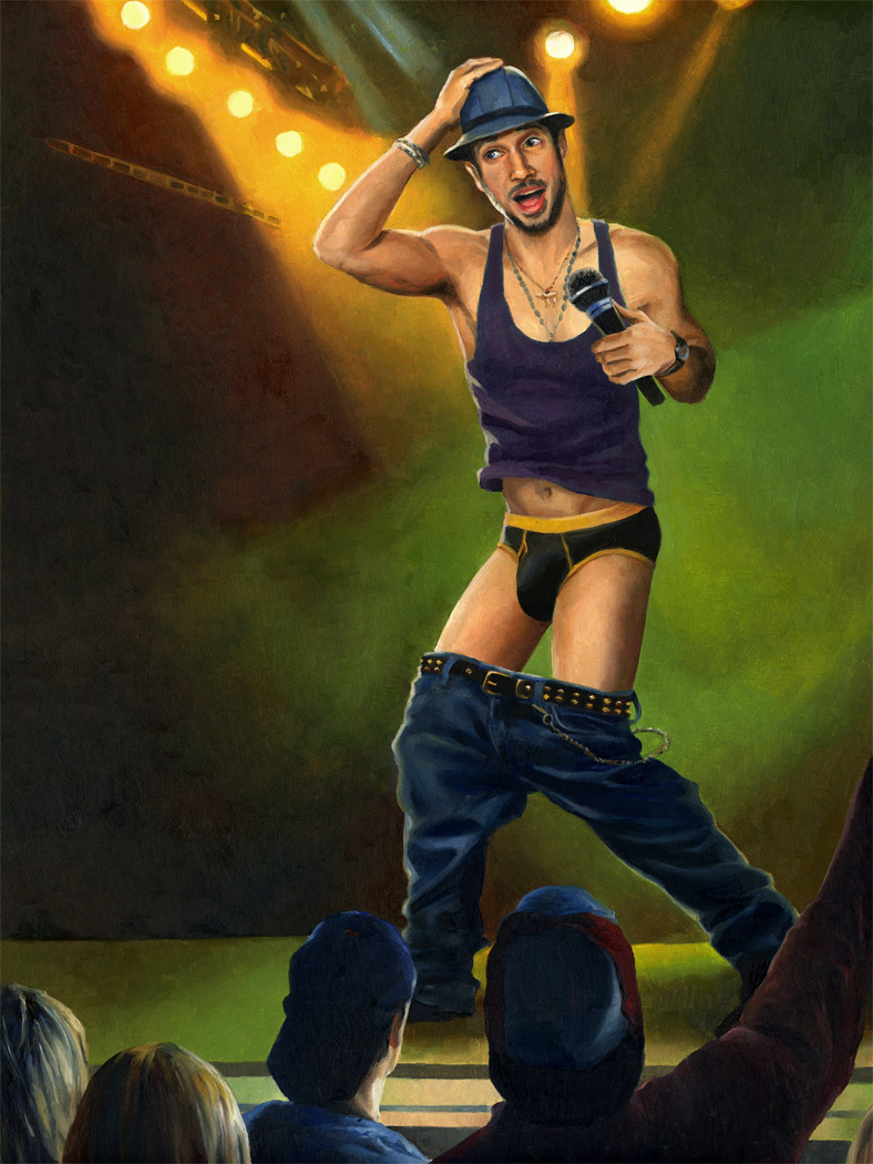 788x1050 Flash Of Gold, Starring Ari Gold - Ari Gold Painting