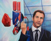 170x135 Items Similar To Entourage Ari Gold Custom Painting Canvas On Etsy - Ari Gold Painting