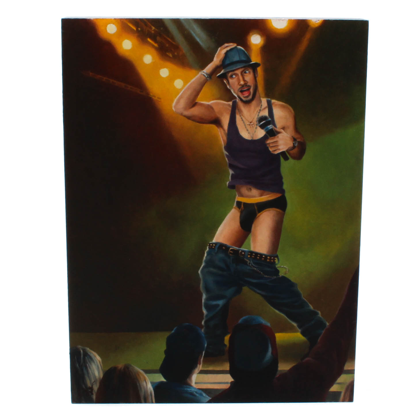 1460x1460 Paul Richmond Painting Flash Of Gold, Starring Ari Gold Ebth - Ari Gold Painting