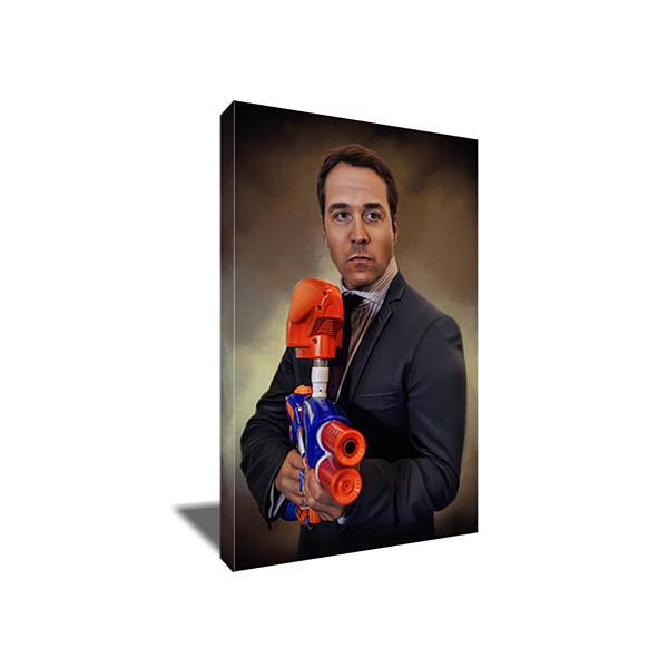 600x600 Ari Gold Canvas Art Painting By Artwrench Dotcom - Ari Gold Painting