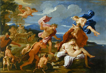 350x244 Bacchus And Ariadne - Ariadne Painting