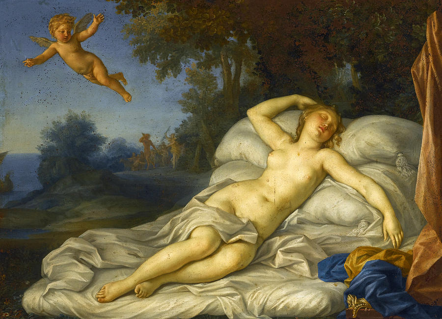 900x650 Ariadne On Naxos Painting By Attributed To Domenico Parodi - Ariadne Painting