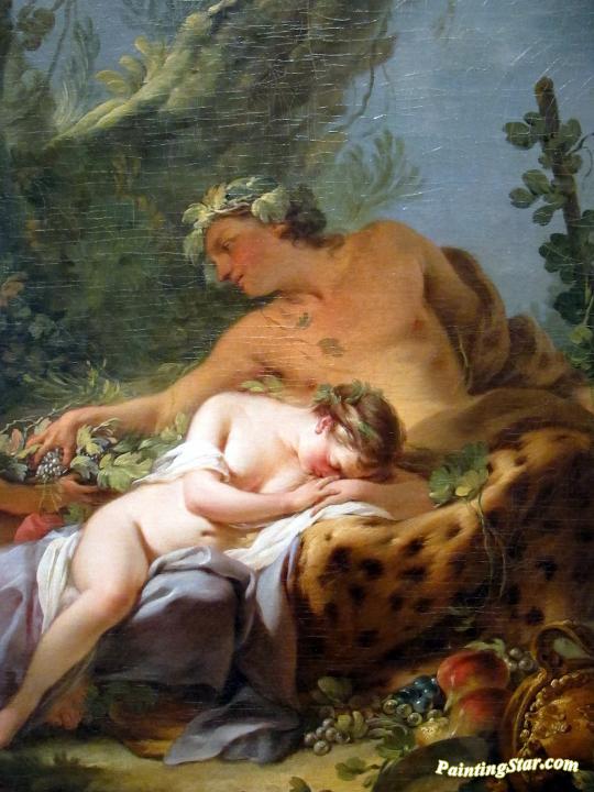 540x720 Bacchus And Ariadne Artwork By Jean Baptiste Marie Pierre Oil - Ariadne Painting