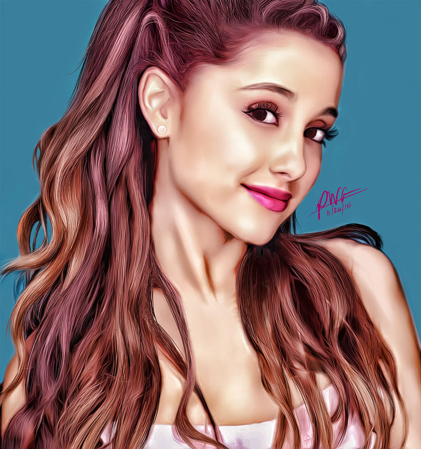 865x924 Ariana Grande Portrait Painting By Paularized - Ariana Grande Painting