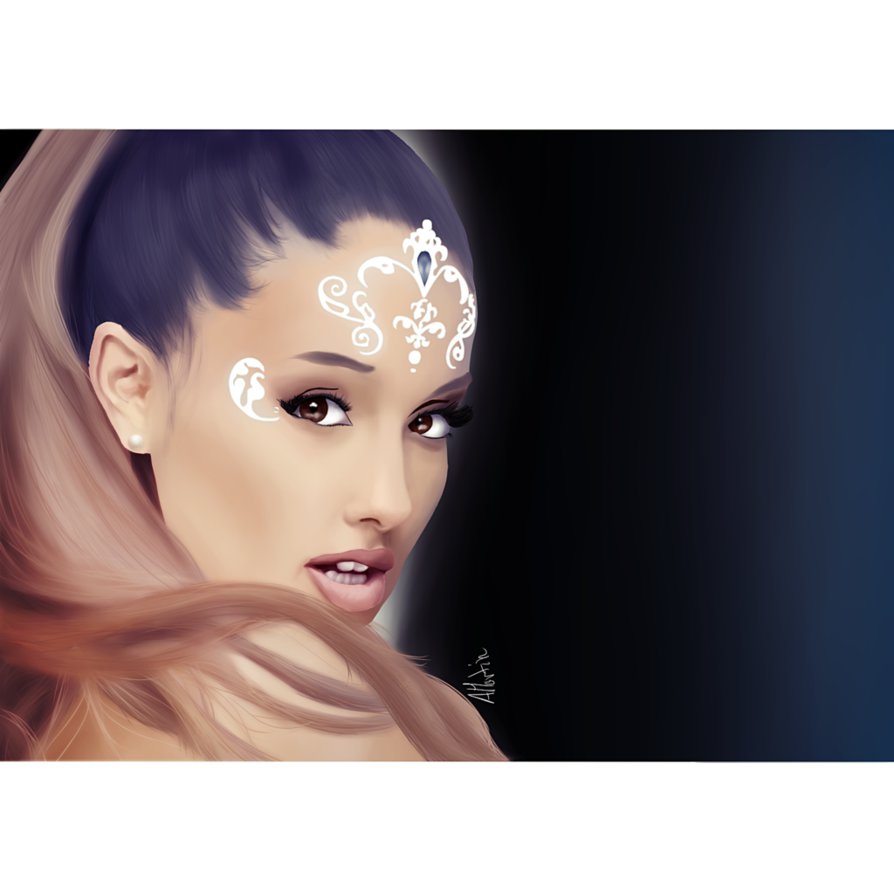 894x894 Ariana Grande By Alexmartn8 - Ariana Grande Painting