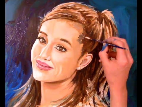 480x360 Painting Ariana Grande. Time Lapse Painting - Ariana Grande Painting