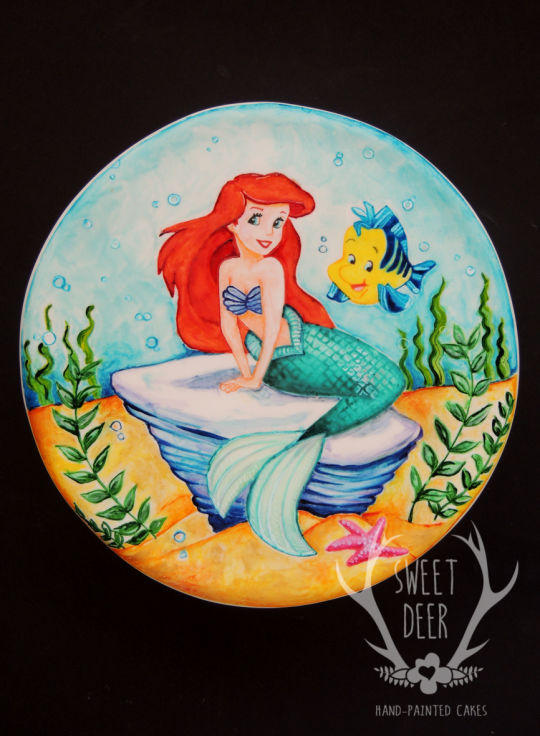 540x736 Ariel The Little Mermaid - Ariel Painting