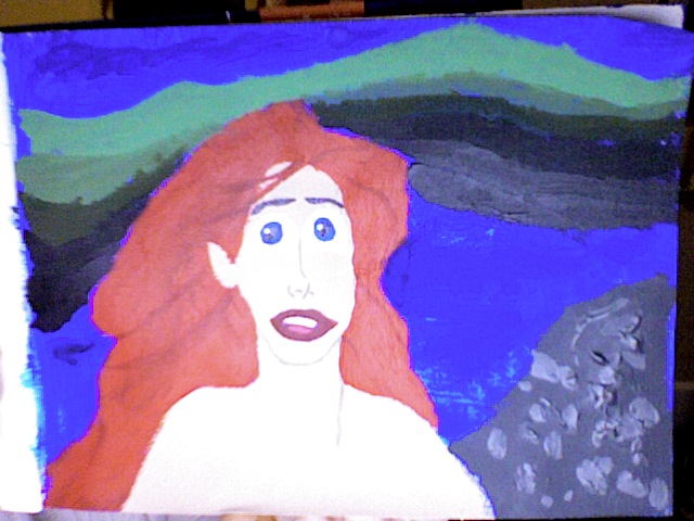 640x480 Ariel, The Little Mermaid Painting. By Missy C - Ariel Painting