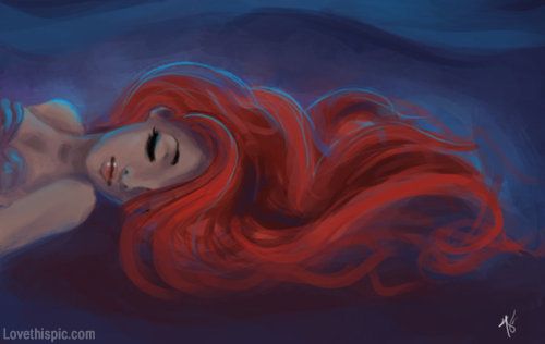 500x316 The Little Mermaid Painting Painting Ariel Paint The Little - Ariel Painting