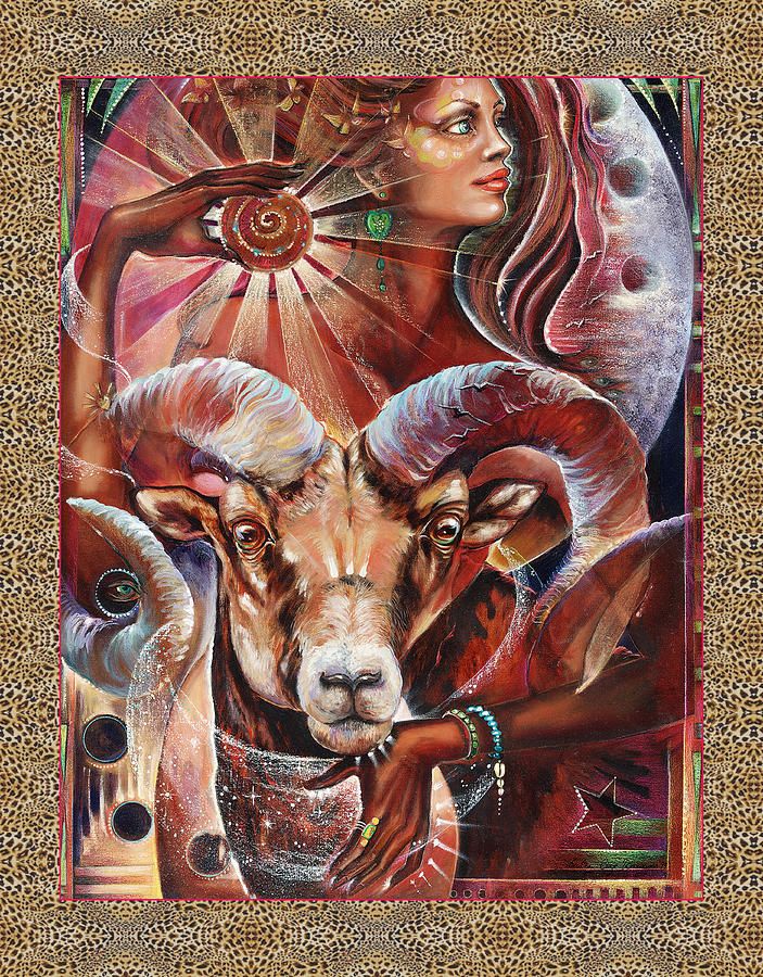 703x900 1214 Best - Aries Painting
