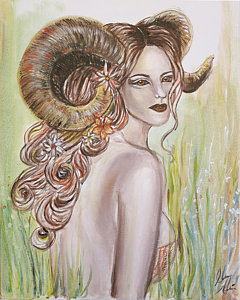 240x300 Aries Paintings - Aries Painting