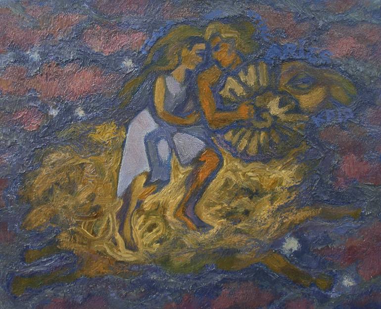 770x623 Saatchi Art Aries Painting By Olena Kamenetska Ostapchuk - Aries Painting