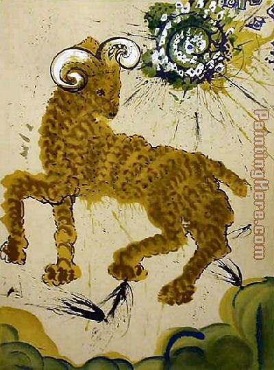 400x541 Salvador Dali Aries Painting Anysize 50% Off - Aries Painting