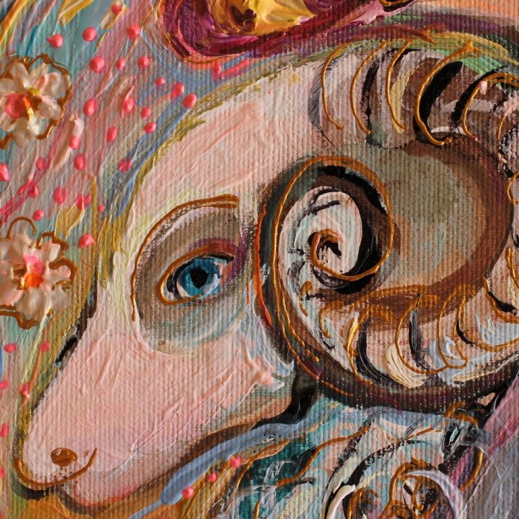 750x750 The Fairies Of Zodiac Series - Aries Painting