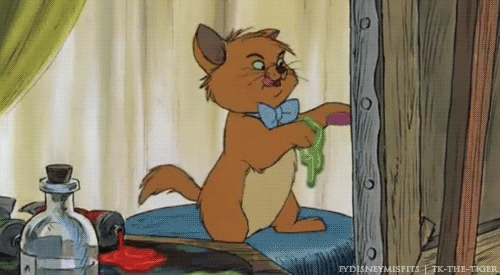 500x275 The Aristocats Painting Gif - Aristocats Painting