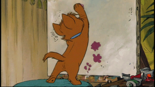 499x281 Aristocats Art Cats Disney Painting 238219 Large - Aristocats Painting