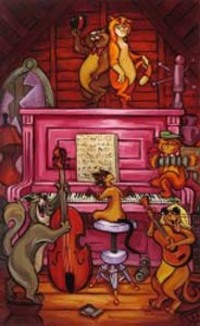 200x326 Artist Aristocats Animation Art Fascination St. Art Gallery - Aristocats Painting