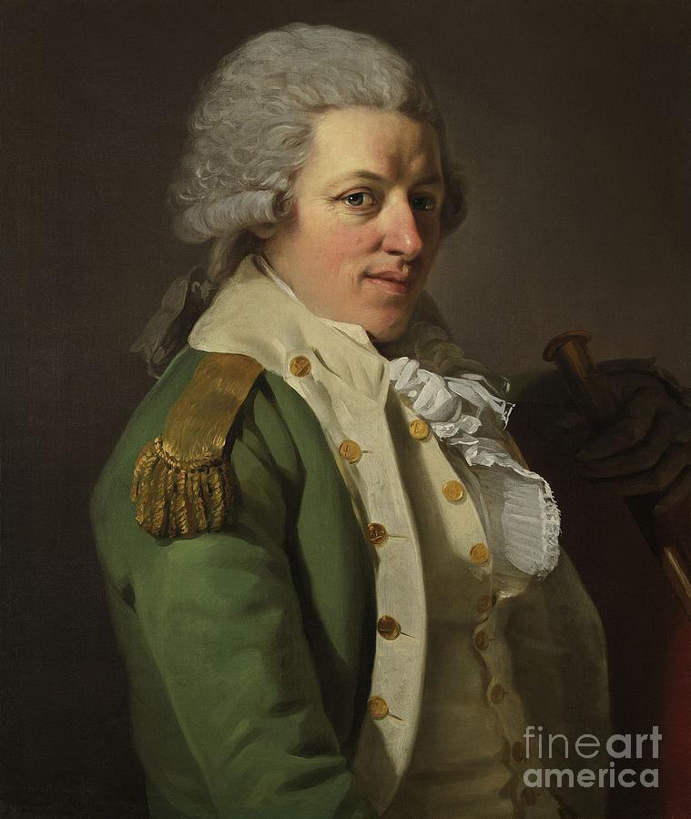 759x900 Portrait Of An Aristocrat In Uniform Painting By Celestial Images - Aristocrat Painting