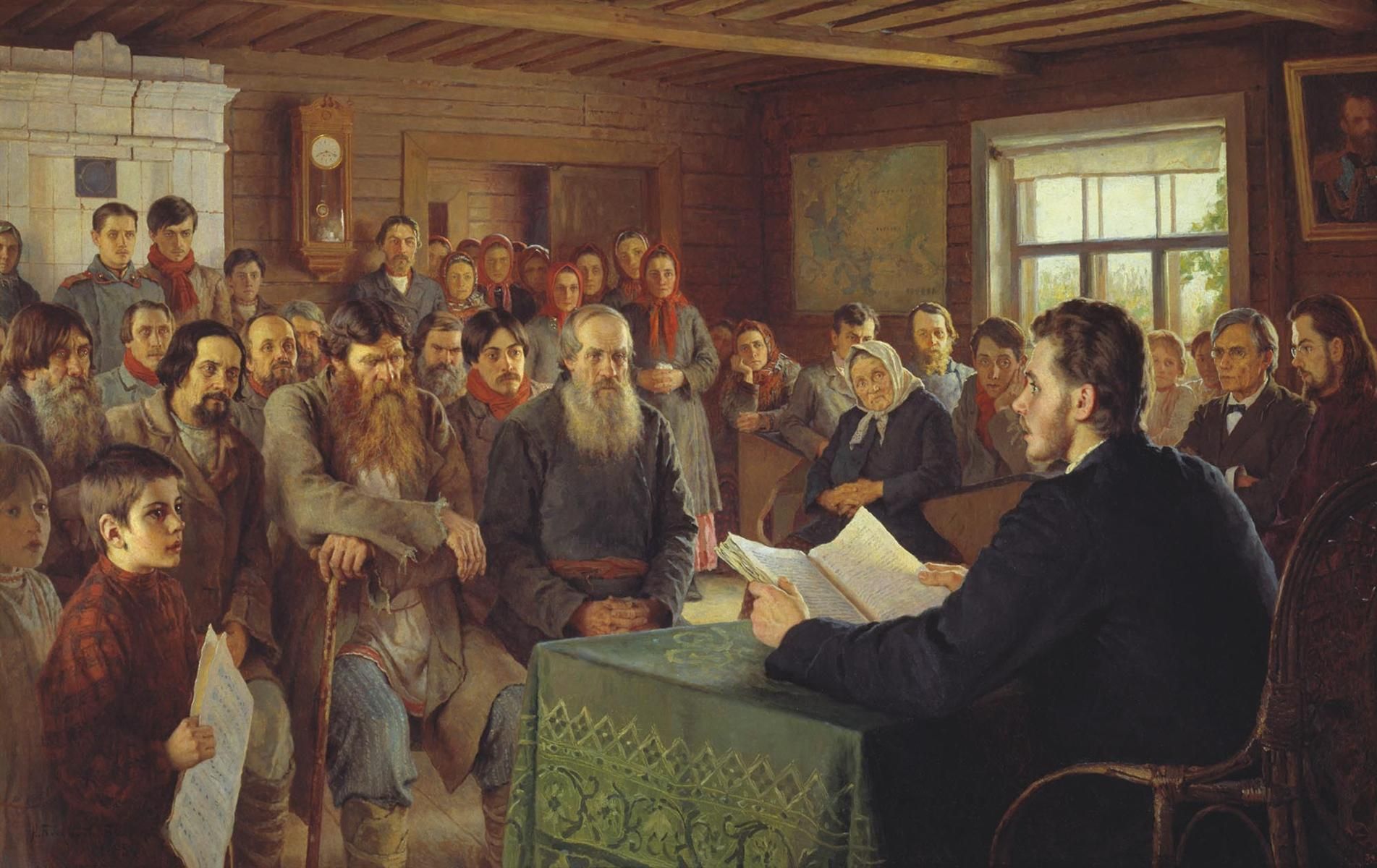 1903x1200 Mental Arithmetic. In The Public School Of S.rachinsky - Arithmetic Painting