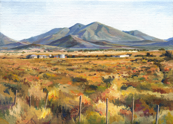 600x428 New Paintings Arizona Ranch - Arizona Landscape Painting