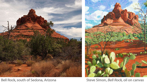 569x323 Plein Air Painting - Arizona Landscape Painting